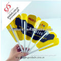 Custom promotional pp fan folding hand hold plastic fan